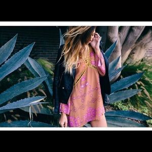 Oxford Trunk Bell Sleeve Dress